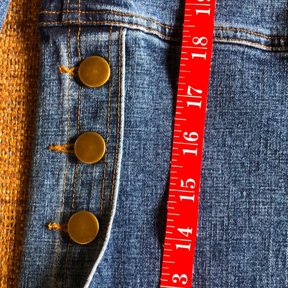 Blue Wide Leg Jeans - Picture 10 of 10